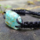 Orgonite Orgon-Armband, Amazonit, 24 Karat Gold, programmierter, aktivierter Talisman, Drittes Auge-Chakra, Reiki-Heilung