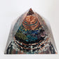 Orgonite orgone Pyramid, 7 chakra healing, glow in the dark, vortex, Reiki programmed, high vibrations