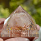 Rose quartz Orgonite orgone Pyramid - love, meditation