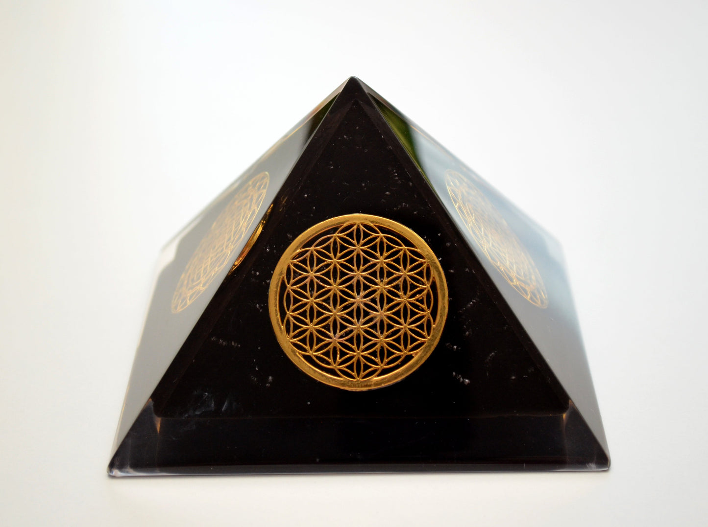 Orgonite orgone pyramid, powerful EMF protection, Reiki Energy Healing, Shungite, black tourmaline, obsidian