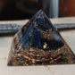 Kyanite Orgone orgonite Pyramid - small orgonite pyramid, programmed for your wishes