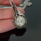 Orgonite pendant, Powerful charm from high vibration crystals and pure silver