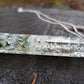 Colgante de orgonita con la combinación de cristales más poderosa, Moldavita, Herkimer, Diamantes, Rodosita, punta de cuarzo, plata