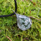 Orgonite orgone pendant necklace, Silver, most powerful combination, Diamonds, Herkimer, Moldavite.