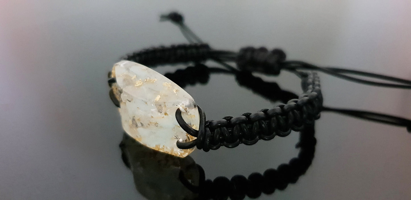 Orgonite orgone bracelet, Powerful spiritual charm, amulet with high vibration crystals