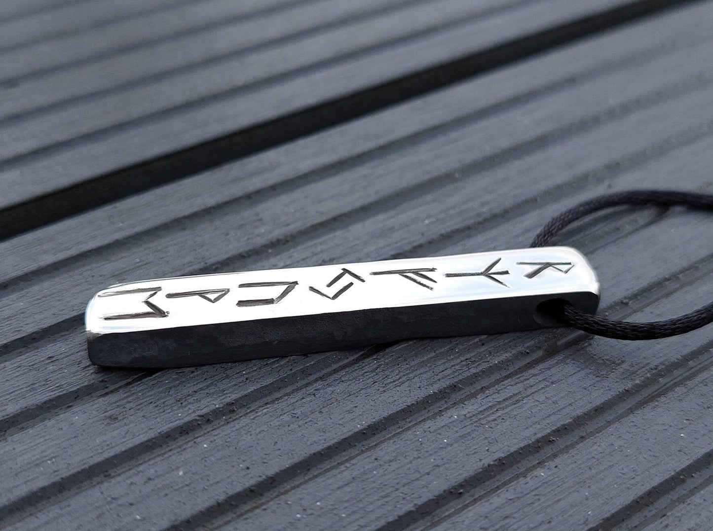 Powerful and real rune amulet for wealth, money and protection, sterling silver pendant