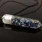 Sapphire Orgonite pendant, Powerful real natural Sapphire and silver necklace amulet, spiritual orgone necklace