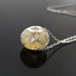 Orgonite orgone charm bead, pendant, bracelet, Natural Citrine - Reiki infused, programmed crystal amulet, chakra healing