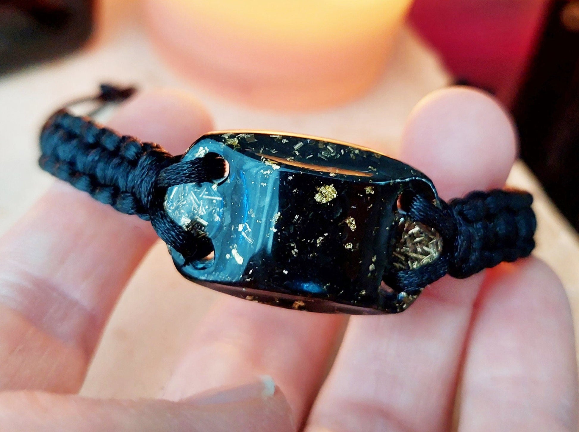 Noble Elite Shungite Orgonite orgone bracelet, 5G, EMF protection, powerful, high vibrations