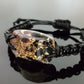 Orgonite orgone bracelet, Black Tourmaline, amethyst, brass, 24k gold, reiki crystal energy healing, EMF protection
