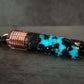 Orgonite orgone pendant necklace, magic amulet, Black tourmaline, 24k gold, Reiki, EMF protection, glow in the dark