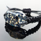 Orgone orgonite bracelet, Natural Blue Sapphire, Magic amulet. Reiki crystal healing, high vibrations, manifestation