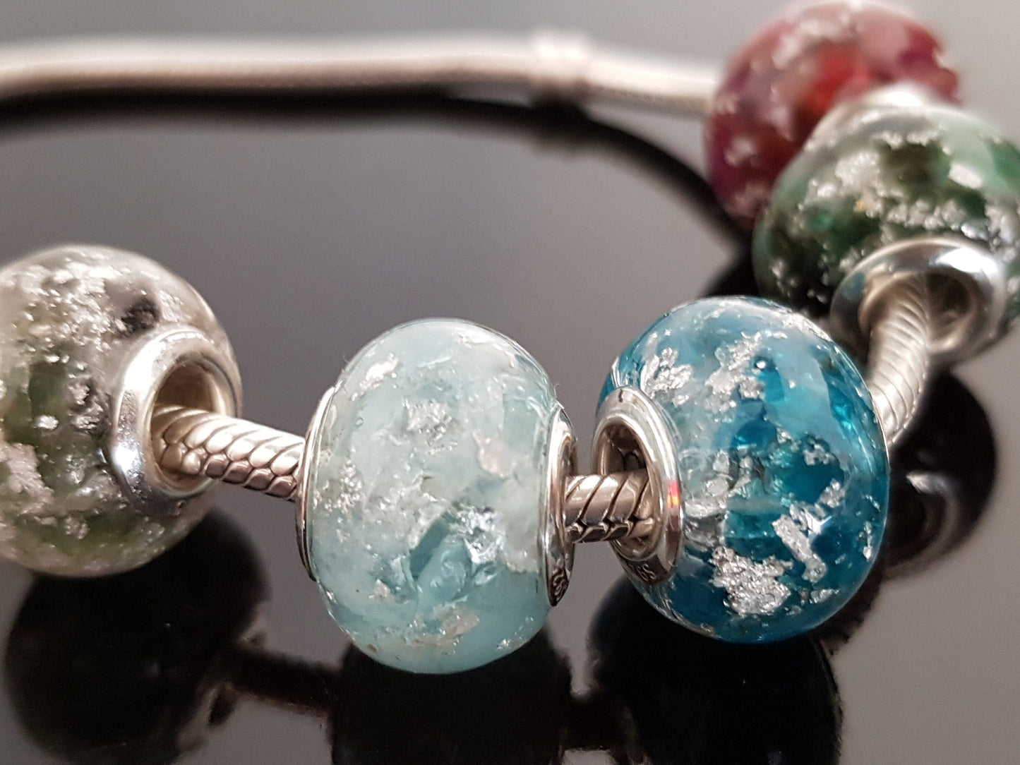 Orgonite orgone charm bead, pendant, bracelet, Natural Citrine - Reiki infused, programmed crystal amulet, chakra healing