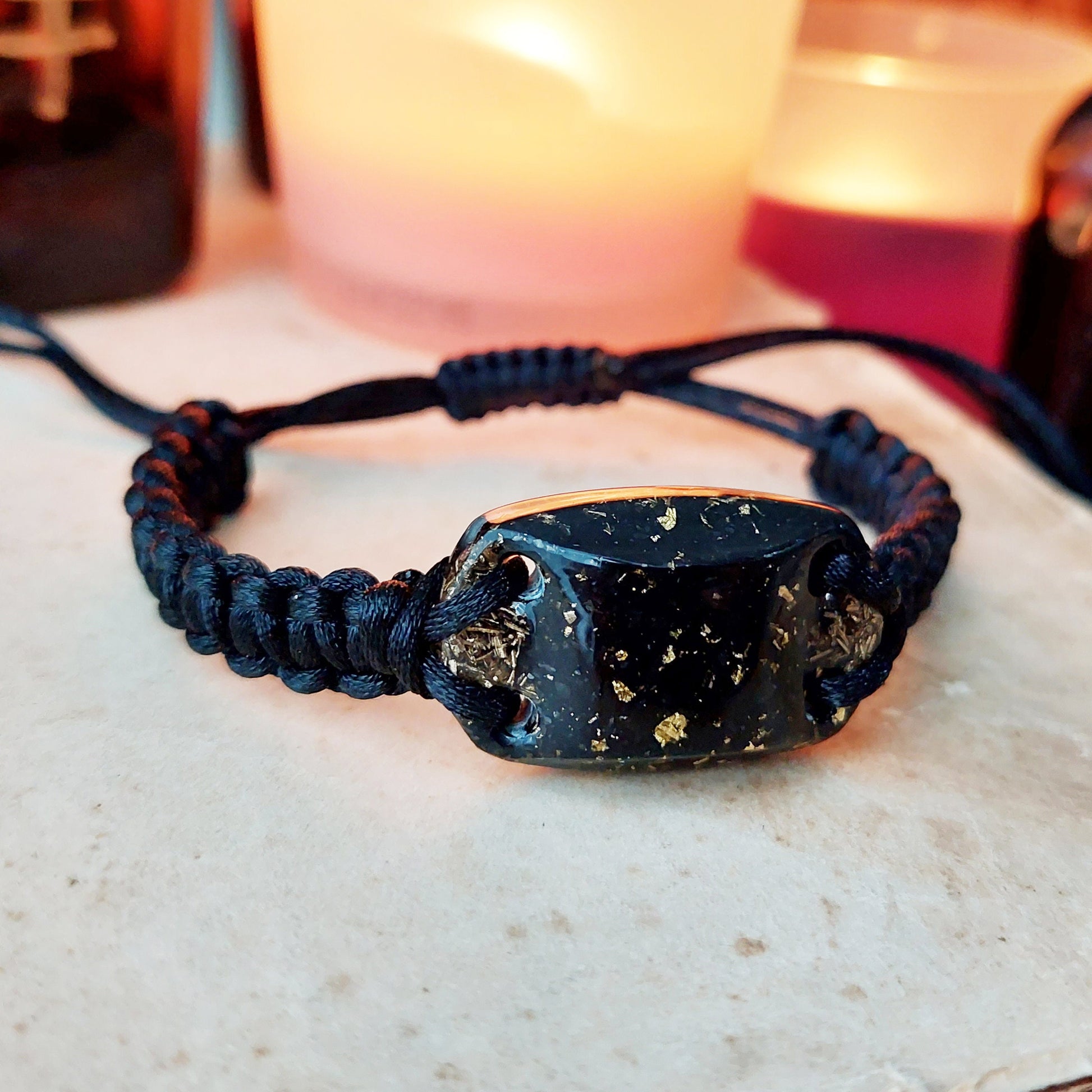 Noble Elite Shungite Orgonite orgone bracelet, 5G, EMF protection, powerful, high vibrations