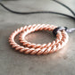 Empowerment Cubit 188mhz frequency and Sacred Cubit 144mhz frequency copper Tensor ring - pendant, amulet