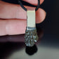 Moldavite and Herkimer Pendant, 925 silver, genuine crystals, VERY high vibrations, programmed, activated amulet