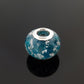 Orgonite orgone charm bead, pendant, bracelet, Blue apatite, 925 silver - Reiki infused, programmed crystal amulet